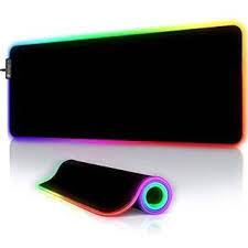 Pad mouse Gamer RGB negro